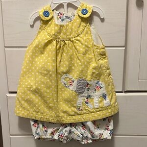 Baby Boden Elephant set 18-24